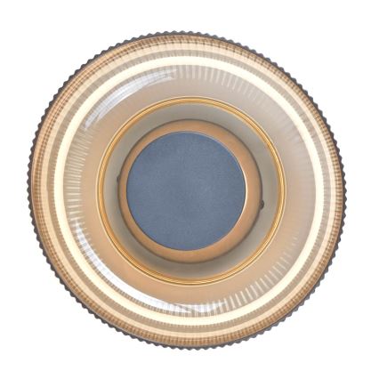 ITALUX - LED griestu lampa PASSO LED/8W/230V 3000K Ø 25 cm dūmaina bēša