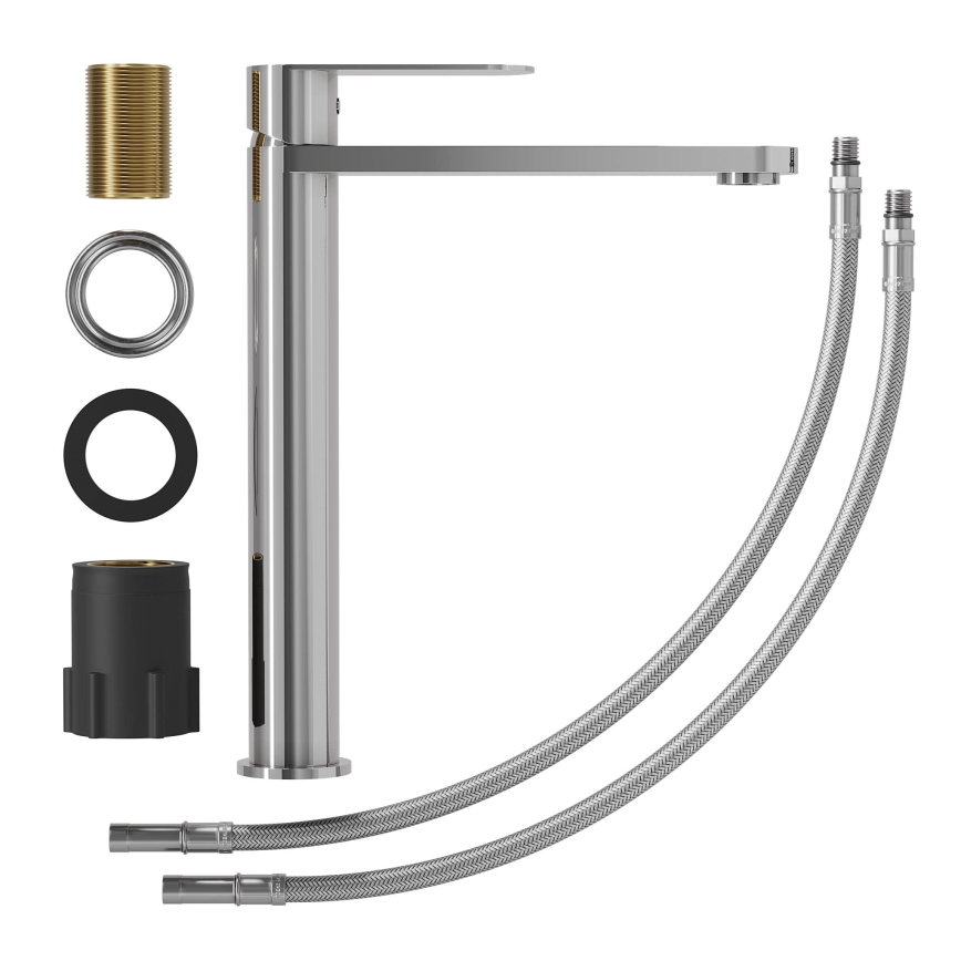 Izlietnes jaucējkrāns TARNBY 27,3 cm spīdīgs hroms