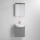 Izlietnes skapis ASTRID ar LED spoguļa skapīti 4xLED/4,3W/230V IP44 pelēks
