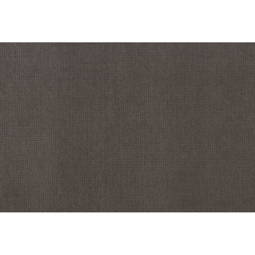 Izvelkamais dīvāns ar uzglabāšanas nodalījumu un pufu PALERMO, brūns, kreisais