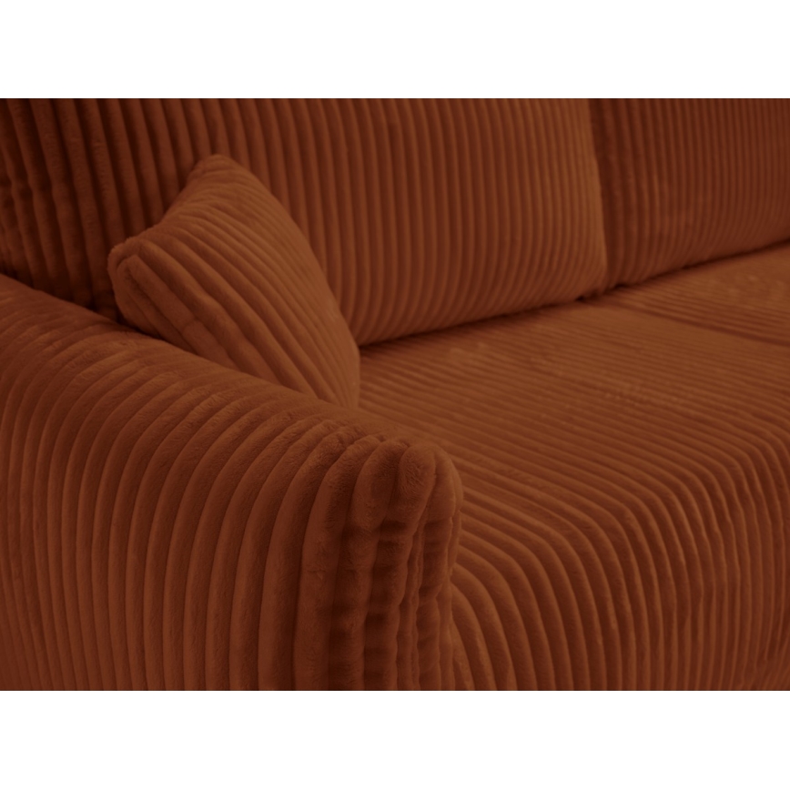 Izvelkamais divvietīgais dīvāns FRIDA brūns