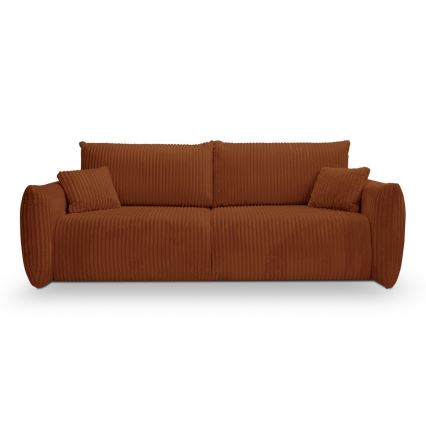 Izvelkamais divvietīgais dīvāns FRIDA brūns