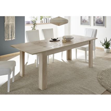 Izvelkams ēdamgalds ARIA Sonoma ozols