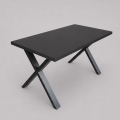 Izvelkams ēdamgalds DOMO 150/190x80 cm melns