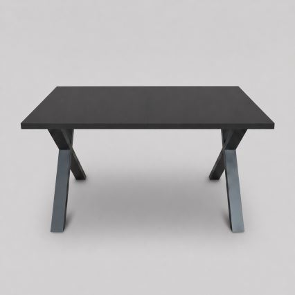 Izvelkams ēdamgalds DOMO 150/190x80 cm melns