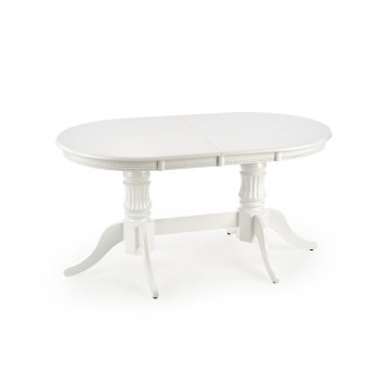 Izvelkams ēdamgalds FUERTE 150/190x90 cm balts