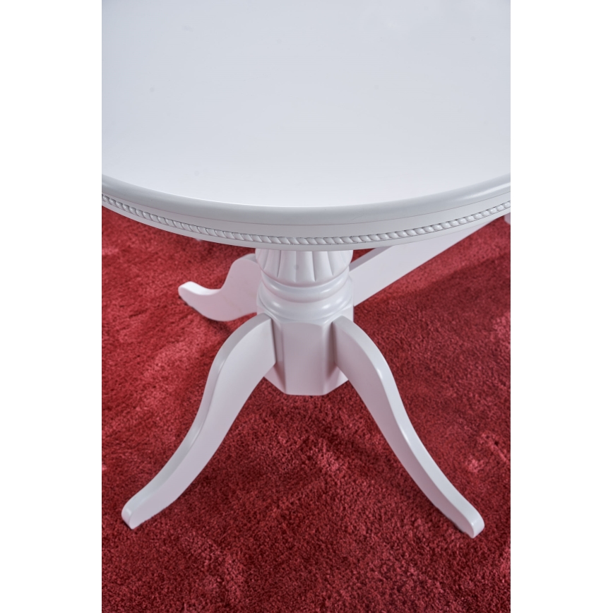 Izvelkams ēdamgalds FUERTE 150/190x90 cm balts