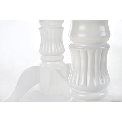 Izvelkams ēdamgalds FUERTE 150/190x90 cm balts
