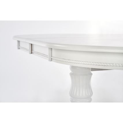 Izvelkams ēdamgalds FUERTE 150/190x90 cm balts