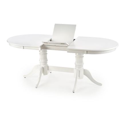 Izvelkams ēdamgalds FUERTE 150/190x90 cm balts