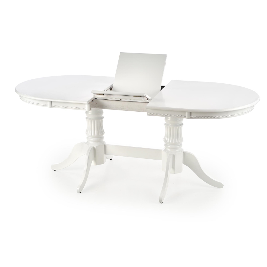 Izvelkams ēdamgalds FUERTE 150/190x90 cm balts
