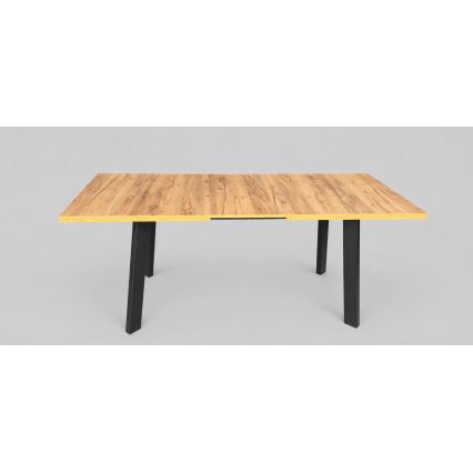 Izvelkams ēdamgalds KERNO 150/190x80 cm craft ozols/melns