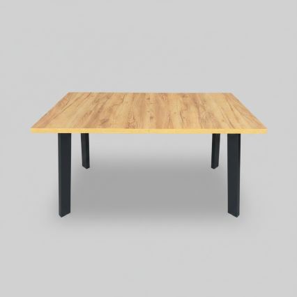 Izvelkams ēdamgalds KERNO 150/190x80 cm craft ozols/melns
