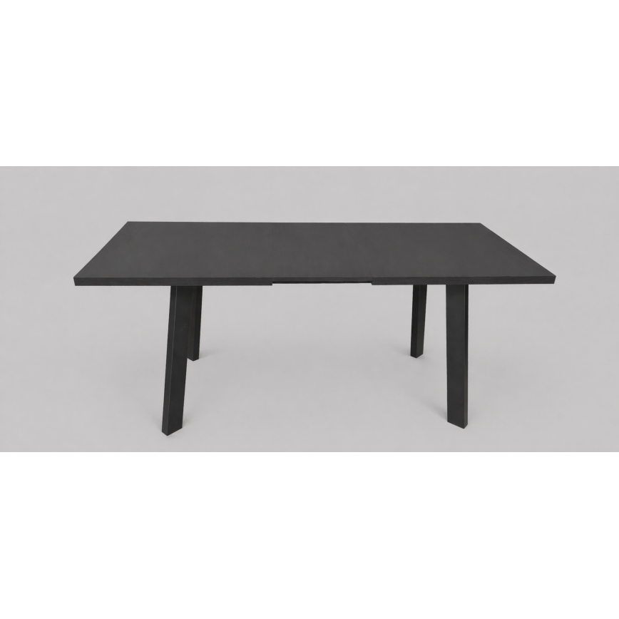 Izvelkams ēdamgalds KERNO 150/190x80 cm melns