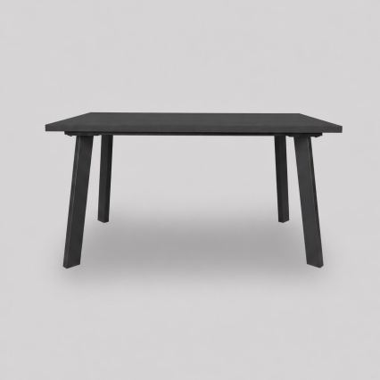 Izvelkams ēdamgalds KERNO 150/190x80 cm melns