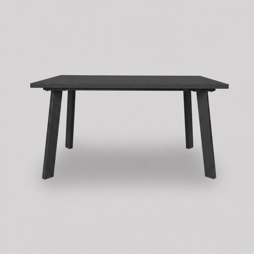 Izvelkams ēdamgalds KERNO 150/190x80 cm melns