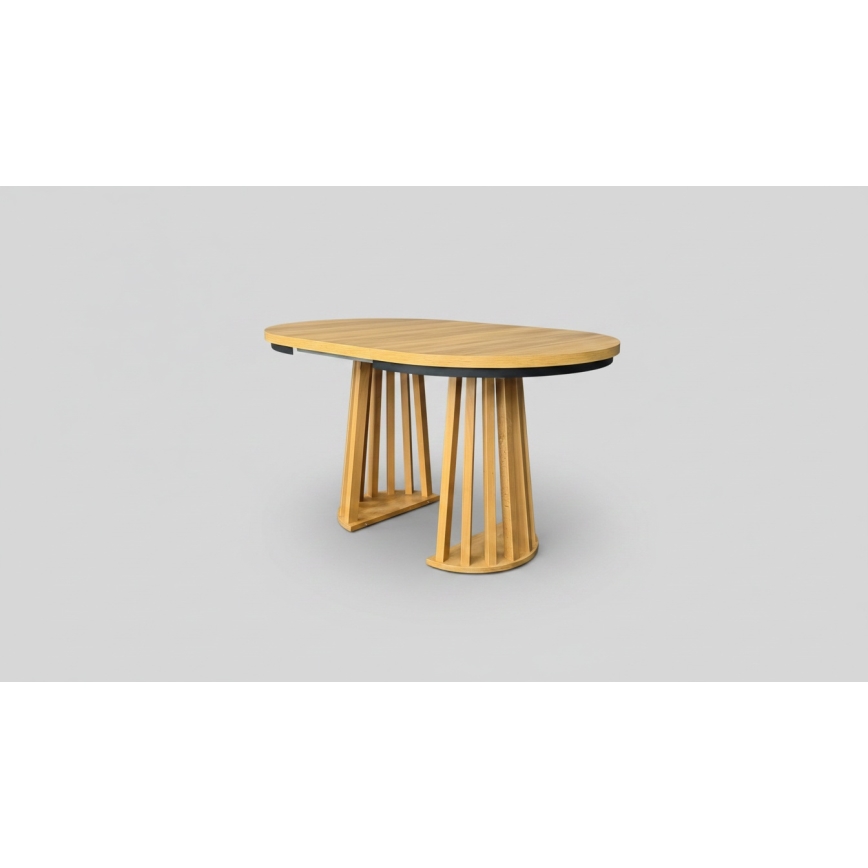 Izvelkams ēdamgalds NEXUS 100/140x77 cm ozols craft/melns