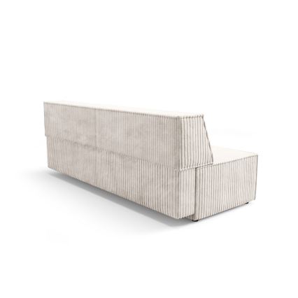 Izvelkams trīsvietīgs dīvāns ar uzglabāšanas nodalījumu TERAMO bēšs