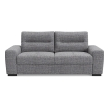 Izvelkams trīsvietīgs dīvāns COMO, gaiši pelēks