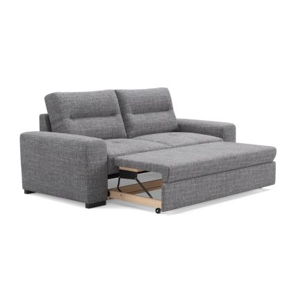 Izvelkams trīsvietīgs dīvāns COMO, gaiši pelēks