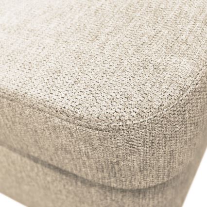 Izvelkams U formas stūrveida dīvāns SERPA ar glabāšanas nodalījumu, labais, bēšs