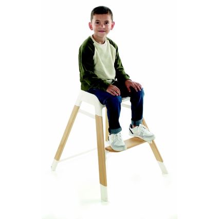 Jané - Bērnu barošanas krēsls 3in1 WOODY pelēks