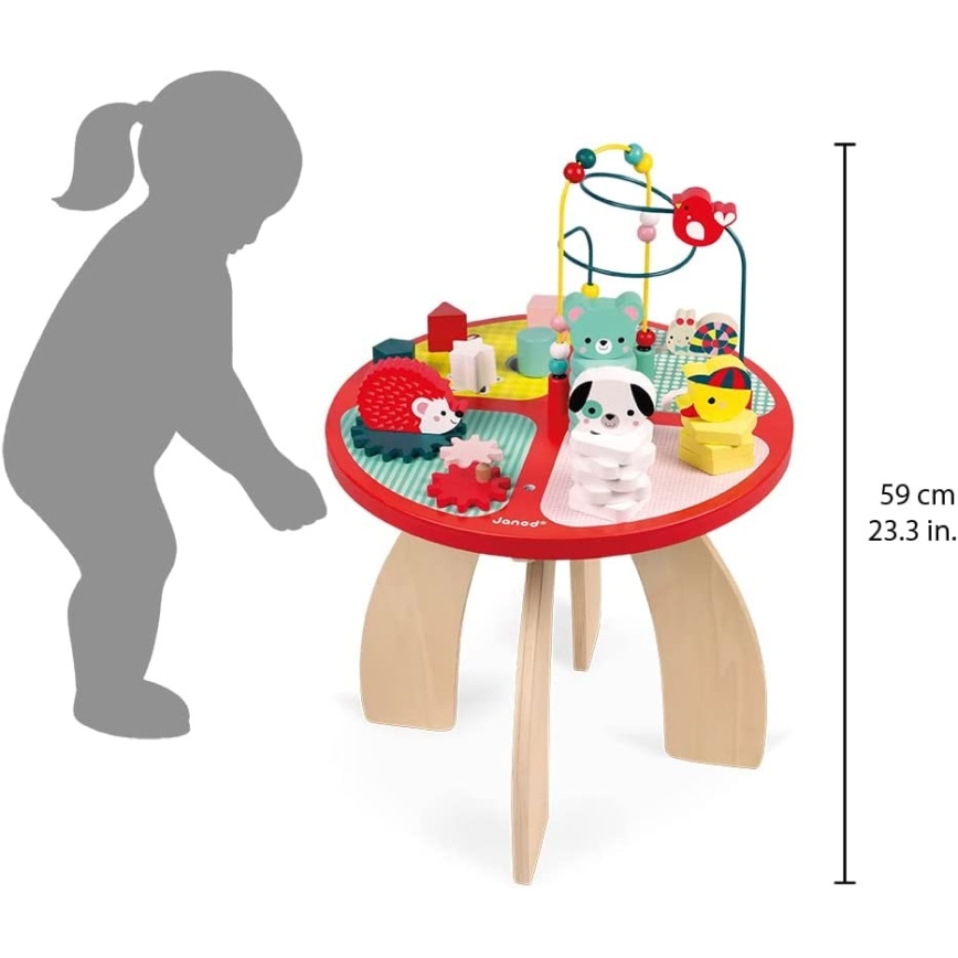 Janod - Bērnu interaktīvais galds BABY FOREST