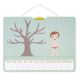 Janod - Bērnu magnētiskais kalendārs, gadalaiki, angļu valodā