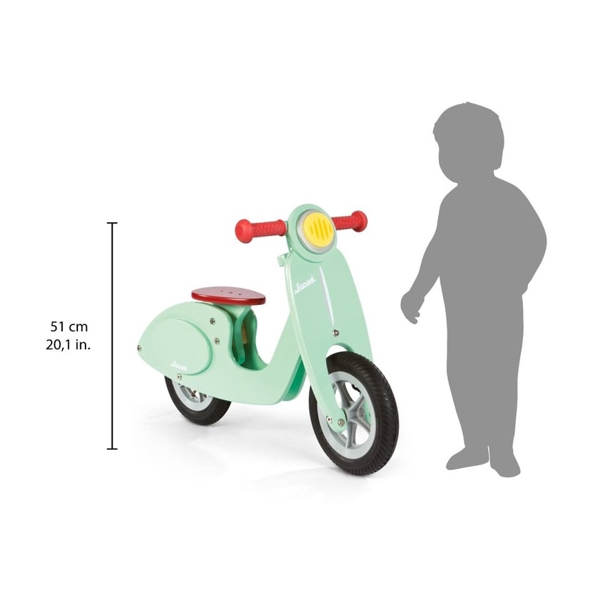 Janod - Bērnu skrejritenis VESPA, zaļš