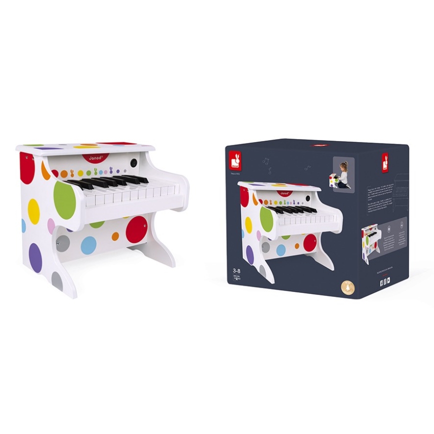 Janod - Elektroniskās klavieres CONFETTI 4xAA