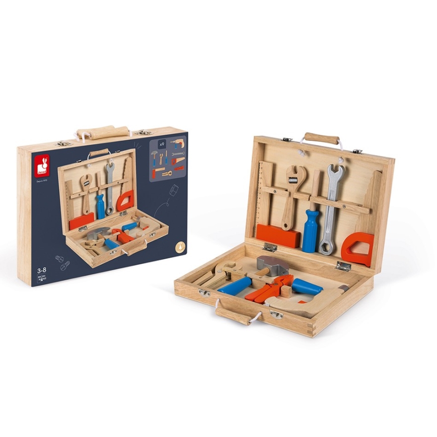 Janod - Koferis ar instrumentiem BRICOKIDS