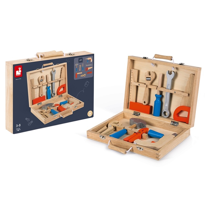 Janod - Koferis ar instrumentiem BRICOKIDS