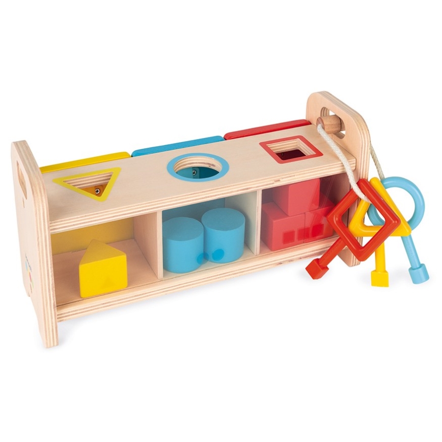 Janod - Koka interaktīva rotaļlieta MONTESSORI 10 gab