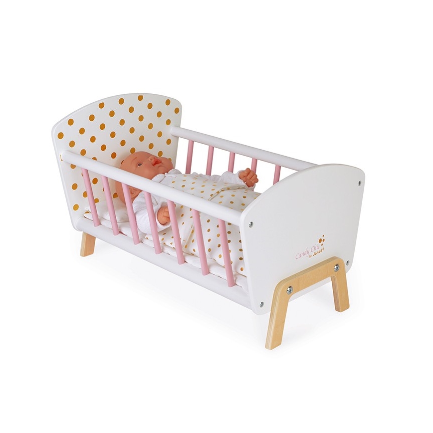 Janod - Leļļu gulta CANDY CHIC