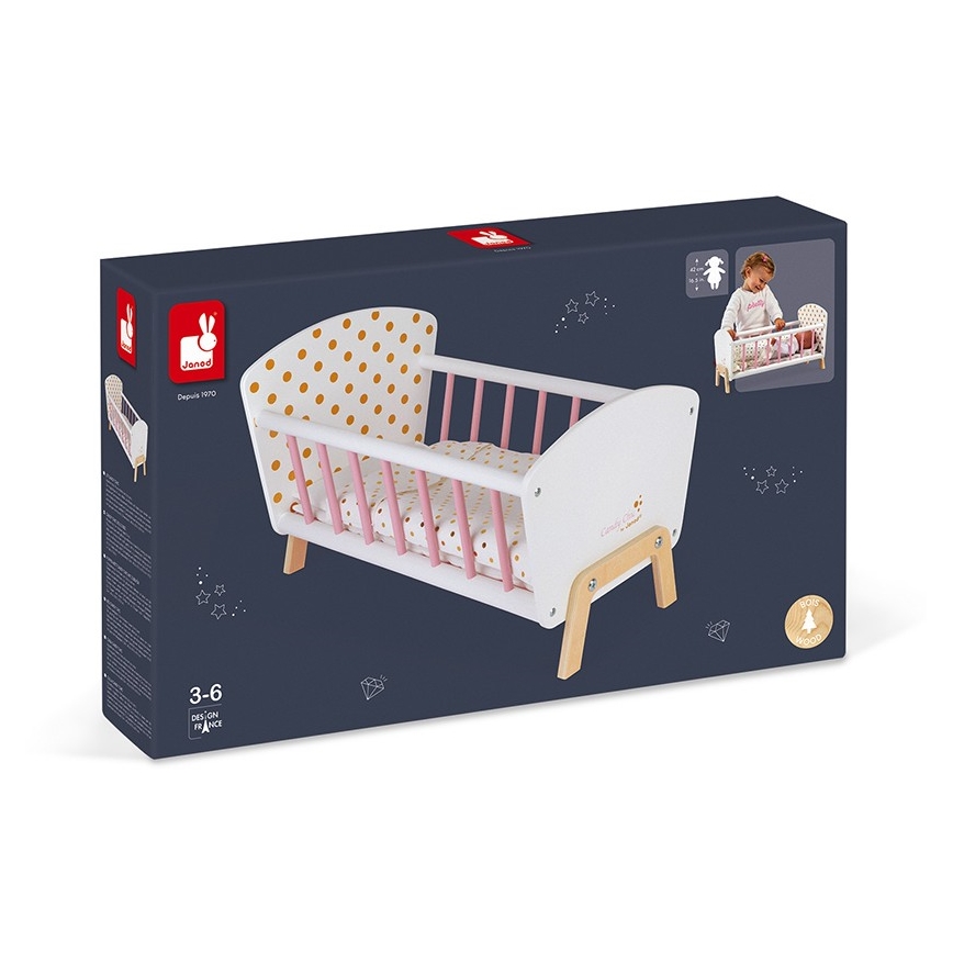 Janod - Leļļu gulta CANDY CHIC