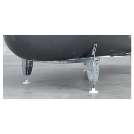 JIKA H2940120000001 - Vannas kājas ALMA/TANZA/RIGA, nerūsējošā tērauda