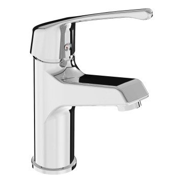JIKA H3111W10045101 - Izlietnes krāns ar medicīnisko sviru CUBE 16,4 cm spīdīgi hromēts