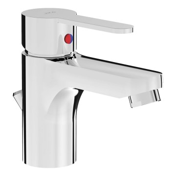 JIKA H3111Z10041111 - Izlietnes krāns + noteka ar pārplūdi LYRA 12,5 cm spīdīgi hromēts