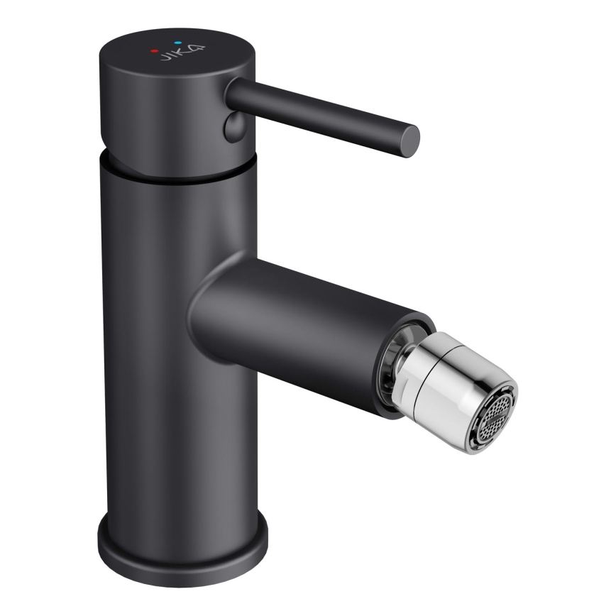 JIKA H3412F17161101 - Bidēta jaucējkrāns MIO 14,7 cm matēti melns