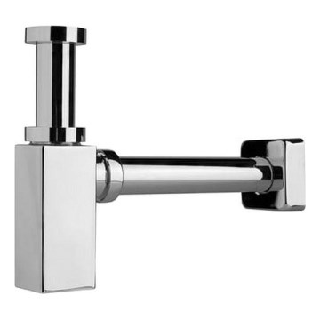 JIKA H3747300040001 - CUBITO kvadrātveida izlietnes sifons, spīdīgs hroms
