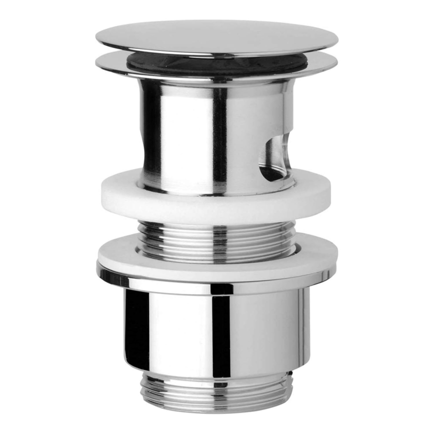 JIKA H3917100040001 - Izlietnes CLICK-CLACK aizbīdnis, diam. 6,3 cm, spīdīgs hroms