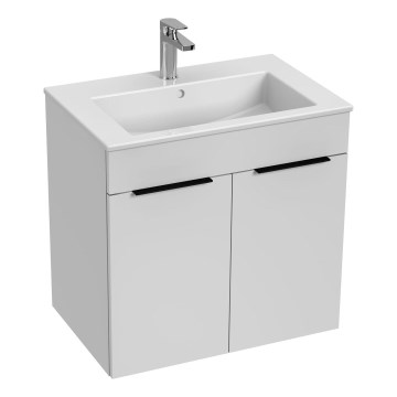 JIKA H4536011763001 - Vannas istabas skapītis ar izlietni CUBE 60,7x65 cm balta