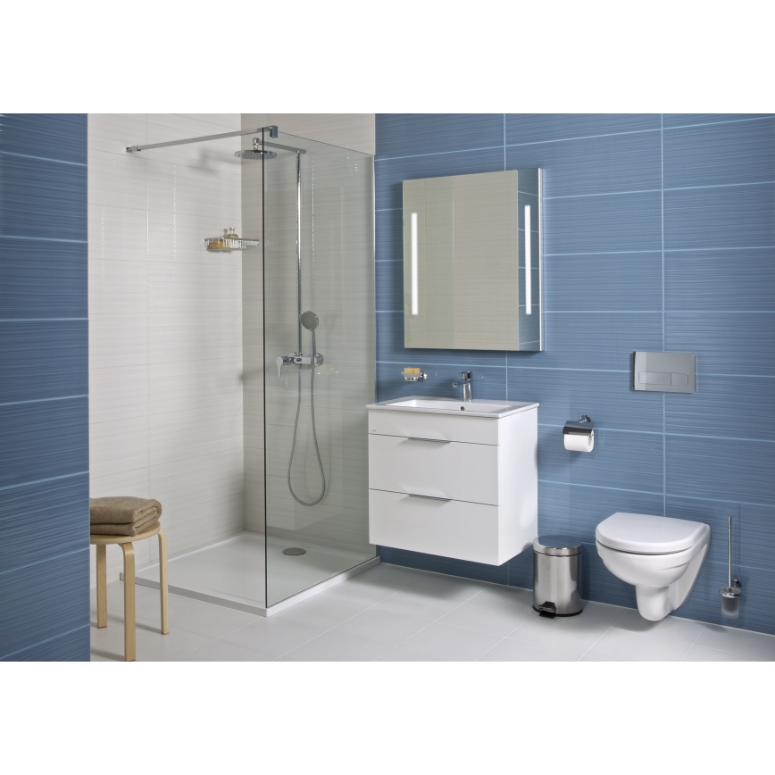 JIKA H4536021763001 - Vannas istabas skapis ar izlietni CUBE 60,7x65 cm balts