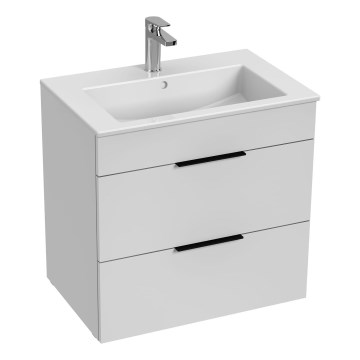 JIKA H4536021763001 - Vannas istabas skapītis ar izlietni CUBE 60,7x65 cm balta