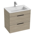 JIKA H4536021765141 - Vannas istabas skapis ar izlietni CUBE 60,7x65 cm, no oses koka