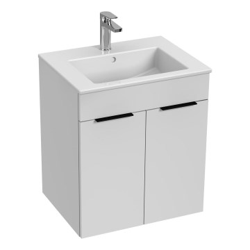 JIKA H4536111763001 - Vannas istabas skapītis ar izlietni CUBE 60,7x55 cm balta