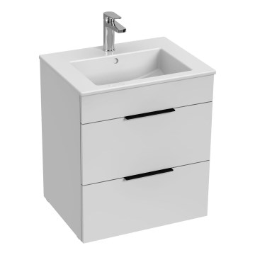 JIKA H4536121763001 - Vannas istabas skapītis ar izlietni CUBE 60,7x55 cm balta