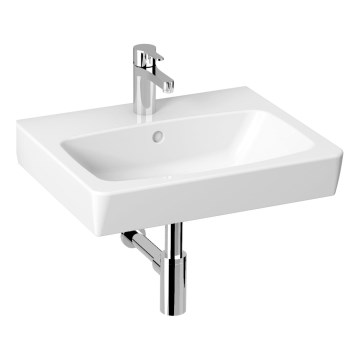 JIKA H8103810001041 - Pie sienas stiprināma izlietne LYRA 55x45 cm keramika/balta
