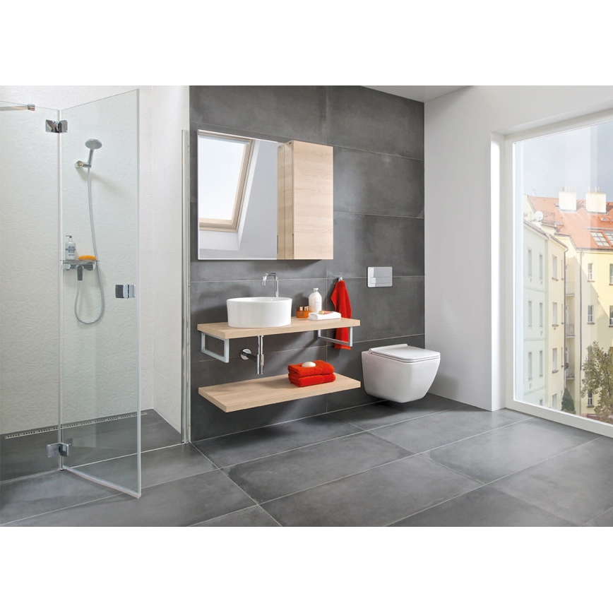 JIKA H8184200001121 - Galda virsmas izlietne CUBITO d. 40 cm keramika/balta