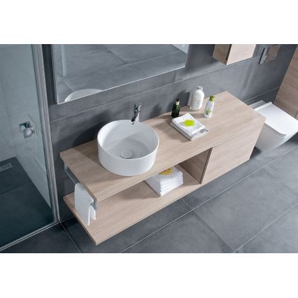 JIKA H8184200001121 - Galda virsmas izlietne CUBITO d. 40 cm keramika/balta